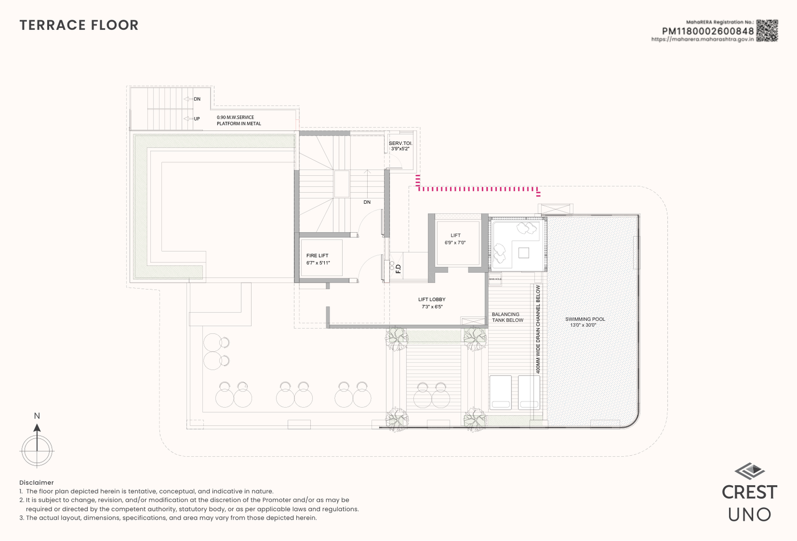 Crest Uno floor plan 6
